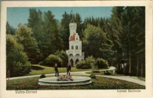 Vatra Dornei, Izvorul Sentinela, carte poștală, 1925