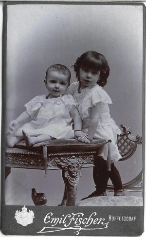 Copii, fotografie studio Emil Fischer, Sibiu