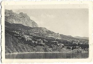 Alupka, Crimeea, Al Doilea Război Mondial, fotografie realizată de militar român