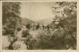 Bușteni - Vedere, carte poștală circulată Lugoj, RPR