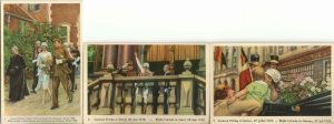 Reine Astrid, quatrième série, 24 sujets différents, Editié et offert par Côte d’Or, Le bon chocolat belge, set complet - reclamă ciocolată