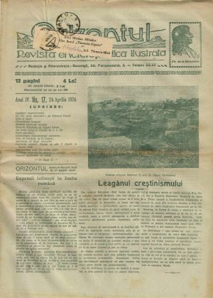 Orizontul, revistă enciclopedică ilustrată, 17/1924