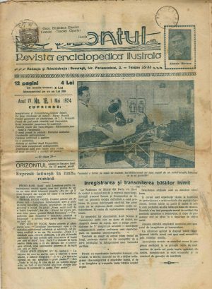 Orizontul, revistă enciclopedică ilustrată, 18/1924