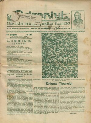 Orizontul, revistă enciclopedică ilustrată, 20/1924