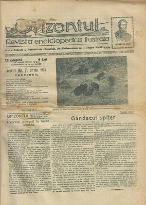 Orizontul, revistă enciclopedică ilustrată, 21/1924