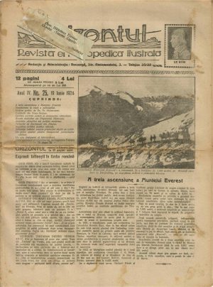 Orizontul, revistă enciclopedică ilustrată, 25/1924