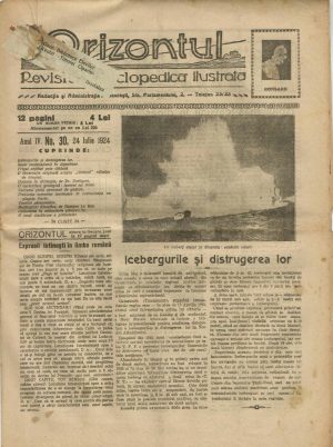 Orizontul, revistă enciclopedică ilustrată, 30/1924