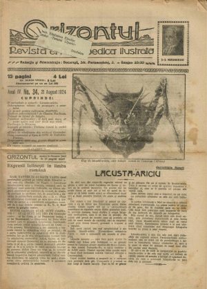Orizontul, revistă enciclopedică ilustrată, 34/1924