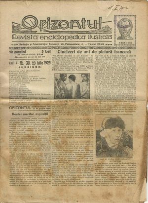 Orizontul, revistă enciclopedică ilustrată, 30/1925