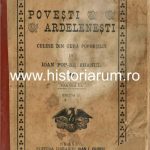 Povești ardelenești culese din gura poporului de Ioan Pop-Reteganul, partea III, 1913, Brașov, cu nota și semnătura olografă a lui Gheorghe Pârvu