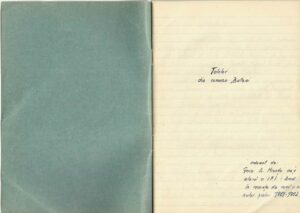 Folclor din Buteni, județul Arad, manuscris inedit, 1962
