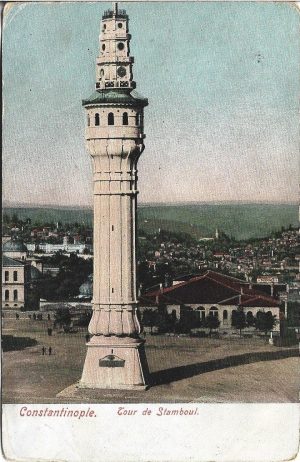 Constantinople, Tour de Stamboul, carte poștală