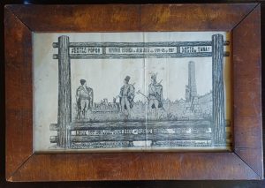 Litografie naționalistă, 1939, Alba Iulia - Reprivire istorică în Alba Julia din 1784-85 și 1937