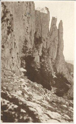 Muntele Piatra Mare, fotograf Paul Petrescu, carte poștală