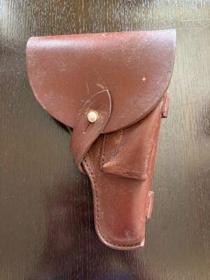Toc din piele maro pentru pistol Tokarev