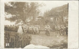 Prizonieri de război ruși și soldați germani, 1915, 83 Infanterie Division