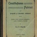 manual vechi, Constituțiunea Patriei sau Drepturile și datorințele cetățenesci pentru Șcólele civile, Institutele pedagogice pentru învețători și privați de Ioan F Negruțiu, Balázsfalva, Blașiu, 1903, Anticariat Historiarum
