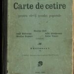manual vechi, A treia Carte de cetire pentru elevii școalei poporale de Nicolae Ștef, Iosif Moldovan, Nicolae Boșcaiu, Iuliu Grofșorean, Petru Vancu învățători, Edițiunea I, Arad, 1905, Anticariat Historiarum