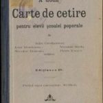 manual școlar vechi, A doua carte de cetire pentru elevii școale poporale de Iuliu Grofșorean Iosif Moldovan Nicolae Boșcaiu Nicolae Ștefu Petru Vancu 1907 Arad, Anticariat Historiarum