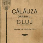 hartă veche, Călăuza orașului Cluj de Petru Borteș, Anticariat Historiarum