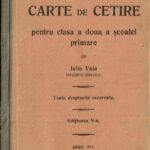 manual școlar vechi, Carte de cetire pentru clasa a doua a școalei primare de Iuliu Vuia 1911 Arad, Anticariat Historiarum