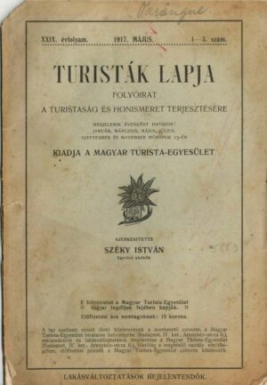 Turisták lapja, 1-3/1917