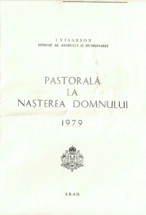 Visarion, Episcop al Aradului și al Hunedoarei, Pastorală la Nașterea Domnului, 1979, Anticariat Historiarum