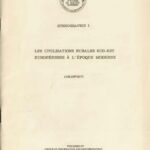 Les civilisations rurales sud-est européens à l'époque moderne, corraports, Anticariat Historiarum