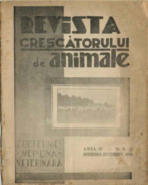 revista veche, Revista Crescătorului de Animale 1938, Anticariat Historiarum