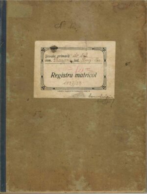 Matricula școlară, Școala primară de stat Dragșina, județul Timiș-Torontal, pe anul școlar 1937-1938