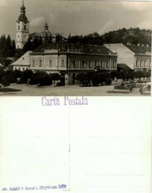Zalău, carte poștală, Librăria Globus Zalău, perioada interbelică