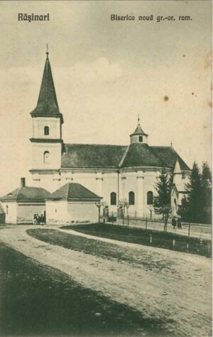 Rășinari, Biserica nouă gr-or rom, Editura Eremie Duncășiu, Rășinar, carte poștală