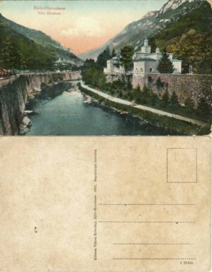 Băile Herculane, Vila Elisabeta, Editura Viliam Krizsány, Băile Herculane, 1923, carte poștală