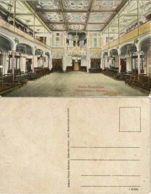 Băile Herculane, Casino Salon, Kursalon, Editura Viliam Krizsány, Băile Herculane, 1923, carte poștală
