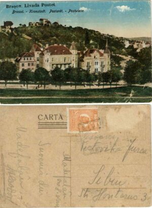 carte poștală Brașov, Livada Postei, Anticariat Historiarum