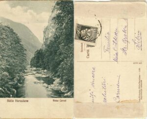 Băile Herculane, Valea Cernei, Editura Viliam Krizsány Băile Herculane, 1926, carte poștală, Anticariat Historiarum