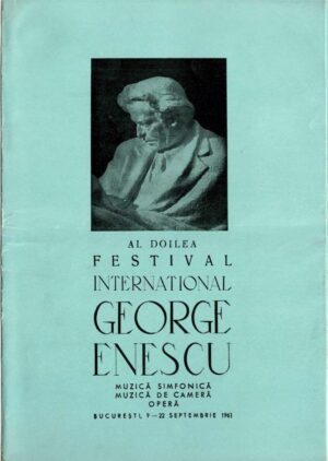 Al doilea Festival Internațional George Enescu, Othello, caiet-program și distribuția, 1961