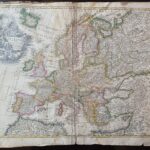 hartă veche, Europa Christiani Orbis Domina in Sua Imperia Regna et Status exacte divisa per Johan Bapt Homann, 1706, Anticariat Historiarum