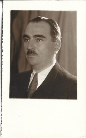 Portret de bărbat, România, perioada interbelică
