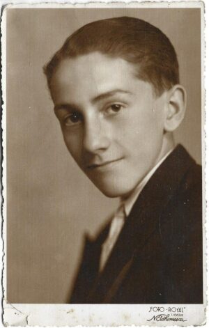Portret de bărbat, studio Foto Royal Achimescu, Turnu Severin, perioada interbelică