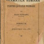 manual școlar vechi, Gramatica română pentru șcólele primare Ioan Petranu Arad 1900, Anticariat Historiarum