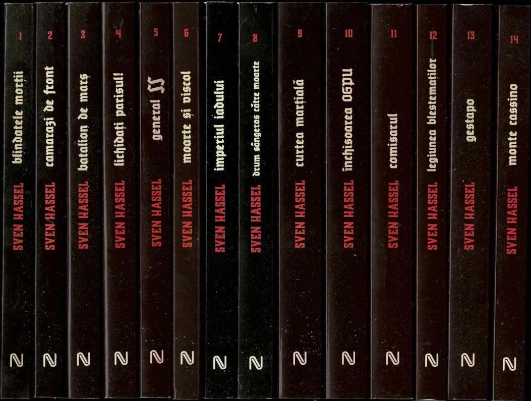 Sven Hassel colecția completă Editura Nemira 2014