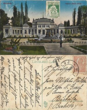 Kolozsvár Rákóczi sétatéri kioszk Kolozsvár Cluj carte poștală Bistrița, Anticariat Historiarum