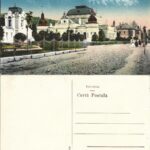 Vatra Dornei Izvor Casino și Salon de cură Librăria I Drach 1929 carte poștală, Anticariat Historiarum