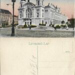 Kolozsvár Nemzeti színház 1917 Cluj carte poștală, Anticariat Historiarum