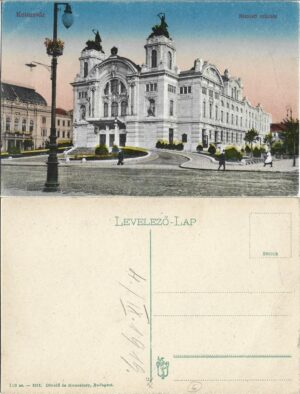 Kolozsvár Nemzeti színház 1917 Cluj carte poștală, Anticariat Historiarum