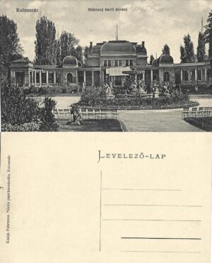 Kolozsvár Rákóczy kerti kioszk Fuhrmann Miklós Cluj carte poștală, Anticariat Historiarum