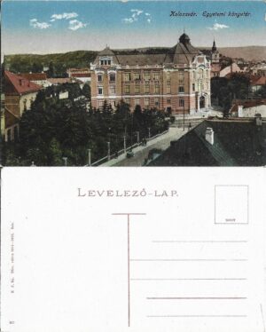 Kolozsvár Egyetemi könyvtár Cluj carte poștală, Anticariat Historiarum