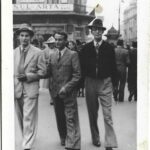 poza veche Instantaneu trei tineri perioada interbelică România, Anticariat Historiarum