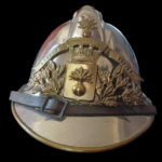 cască veche, Cască franceză de sapeur-pompier model 1933 Casque française de sapeurs-pompiers Mle 1933 Coincy Aisne, Anticariat Historiarum